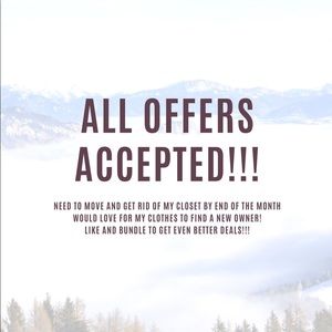 TOTAL SALE!!! EVERYTHING MUST GO!